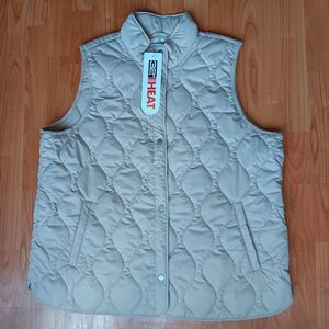 32 Degrees Quilted Vest In Oxford Size XXL Pockets Layering Hiking Outdoor NWT
